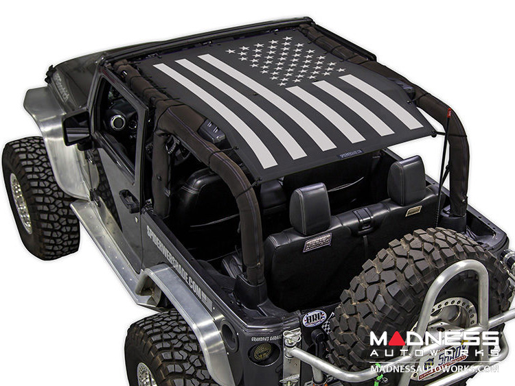 Jeep Wrangler JK SW1 Trailmesh - Tactical Flag Solid - 2 Door